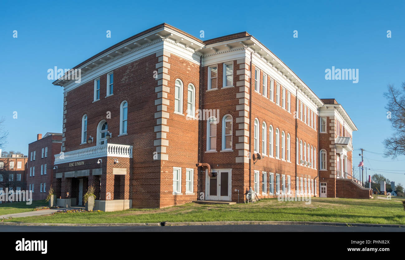Architektur und Gebäude in Union South Carolina Stockfoto