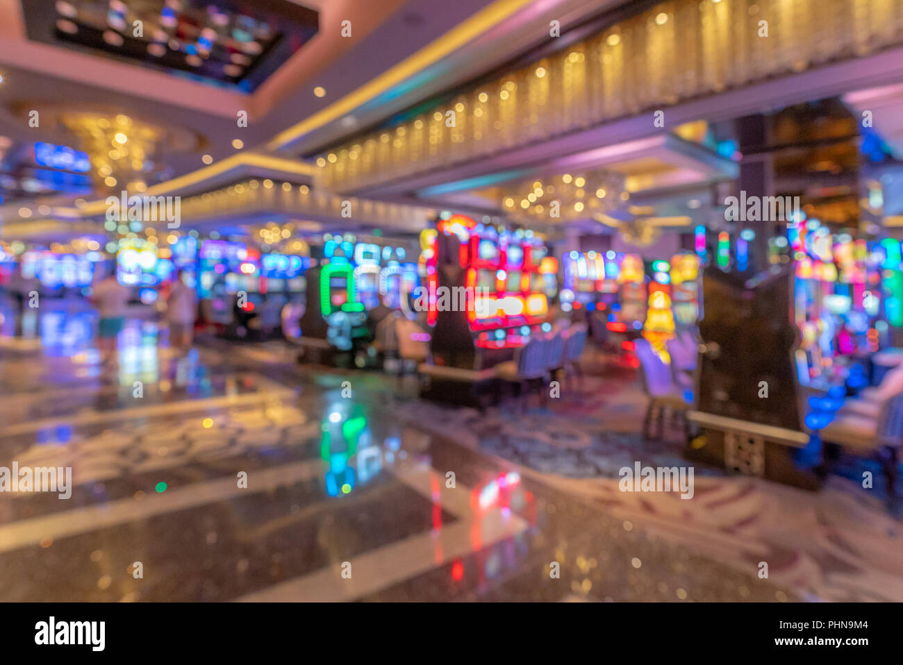 Las Vegas Casino Hintergrund Stockfoto