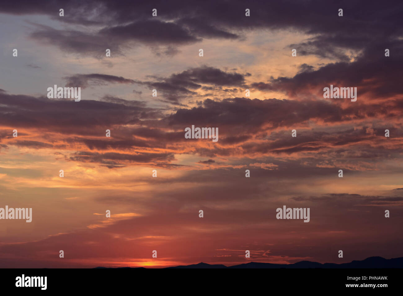 Die Explosion von Licht in purple sky/Purple Sky wallpaper Stockfoto