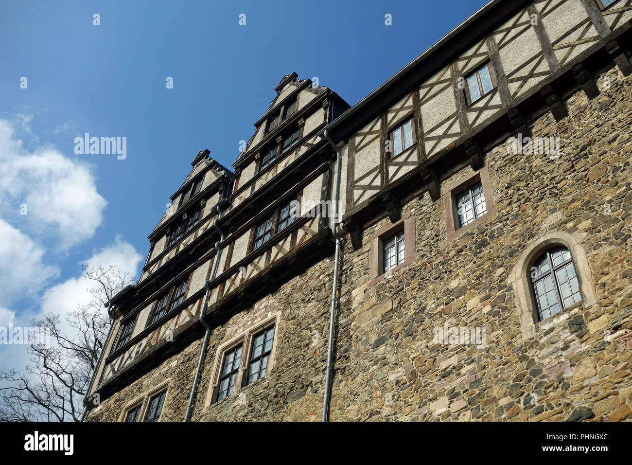 Burg Falkenstein im Harz, Deutschland Stockfoto