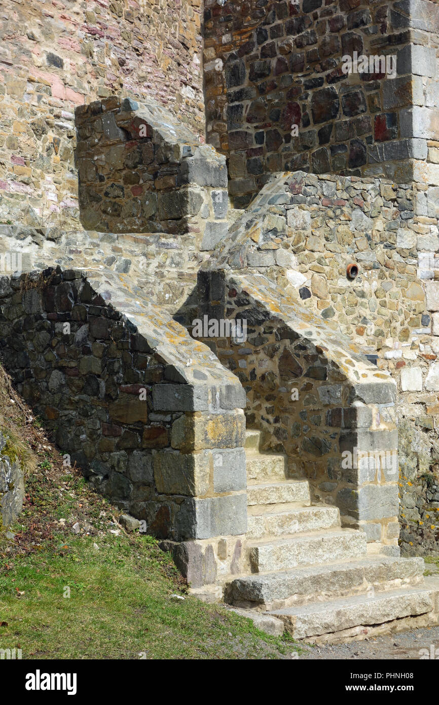 Burg Falkenstein im Harz Stockfoto