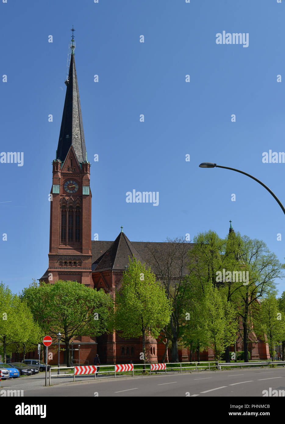 Kirche Zum Guten gewagt, Friedrich-Wilhelm-Platz, Friedenau, Berlin, Deutschland Stockfoto