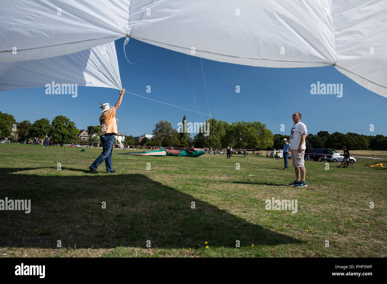 Streatham, Großbritannien. 2. September 2018. Drachenfest 2. September 2018 Credit: Bob Broglia/Alamy leben Nachrichten Stockfoto