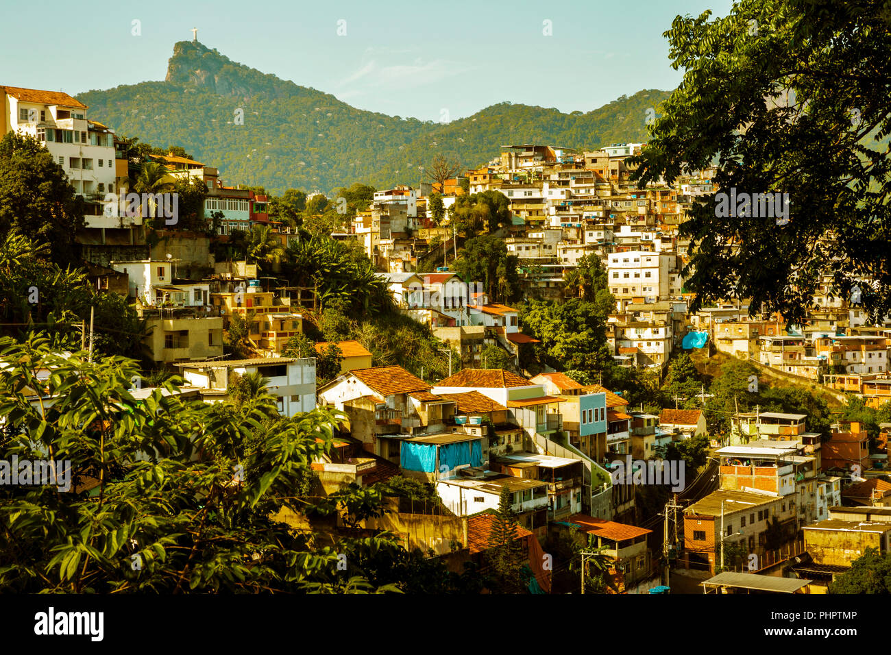 Favela in Rio De Janeiro, Brasilien Stockfoto