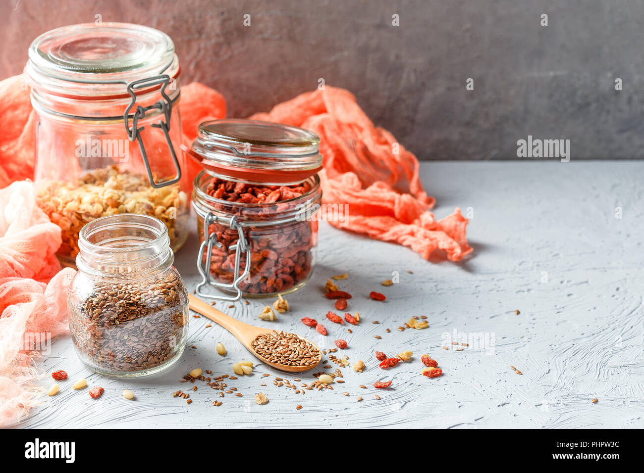 Noch immer leben super Essen Stockfoto