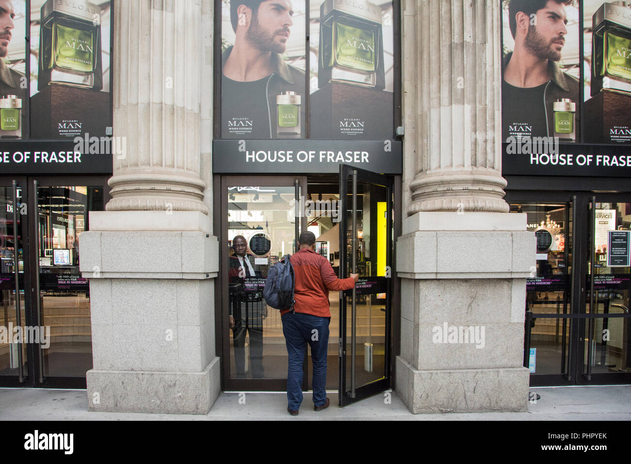 House of Fraser, King William Street, London, EC4, UK Stockfoto