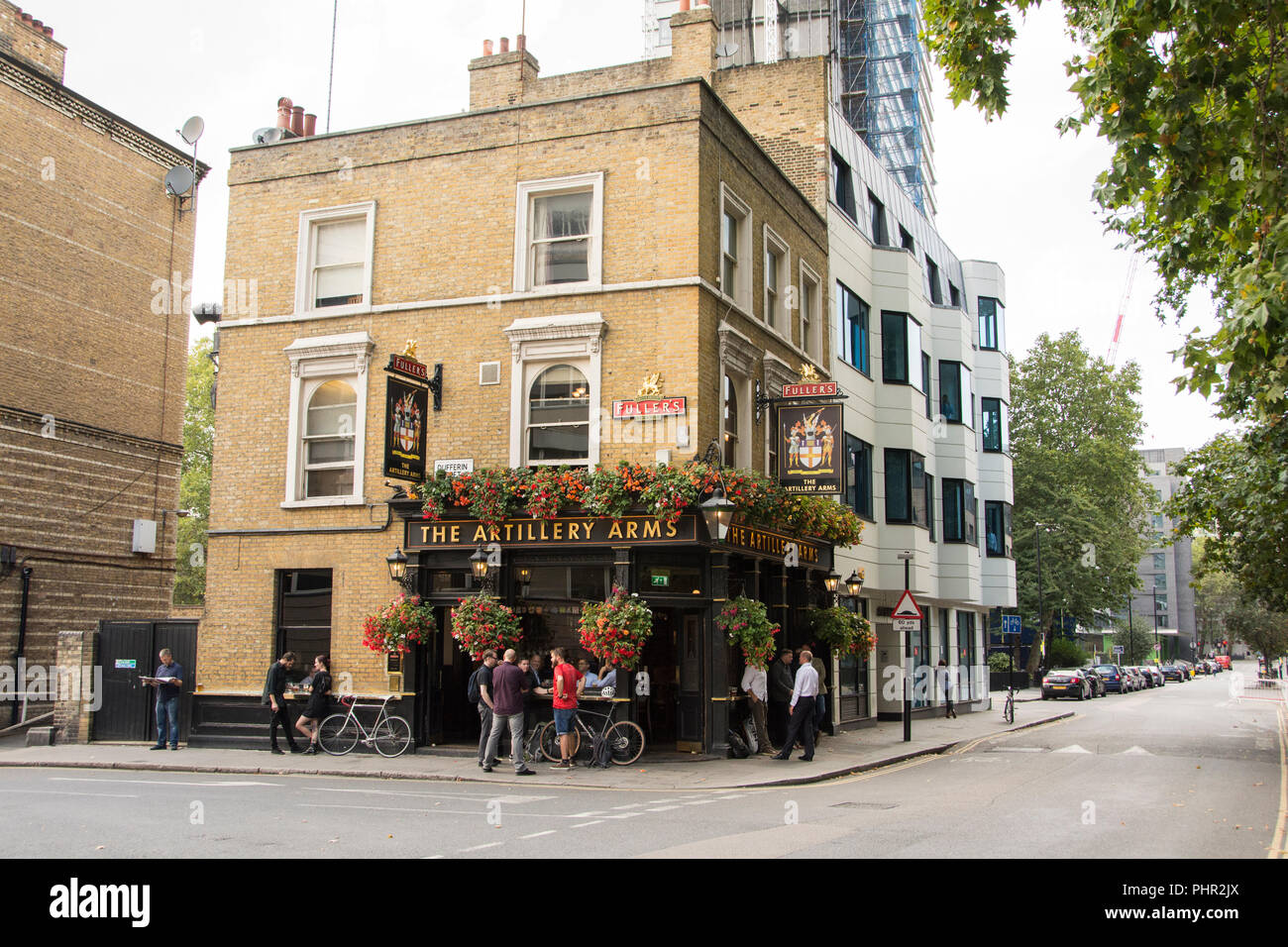 Die Artillerie Arme, Bunhill Row, London, EC1, UK Stockfoto
