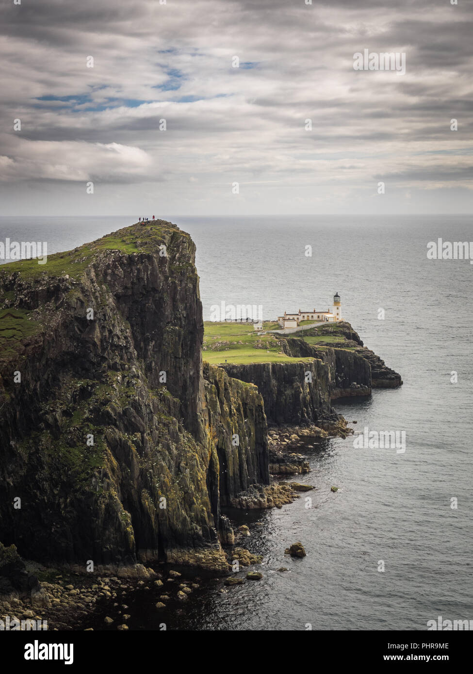 Landschaftlich Point Lighthouse, Isle Of Skye, Schottland Stockfoto