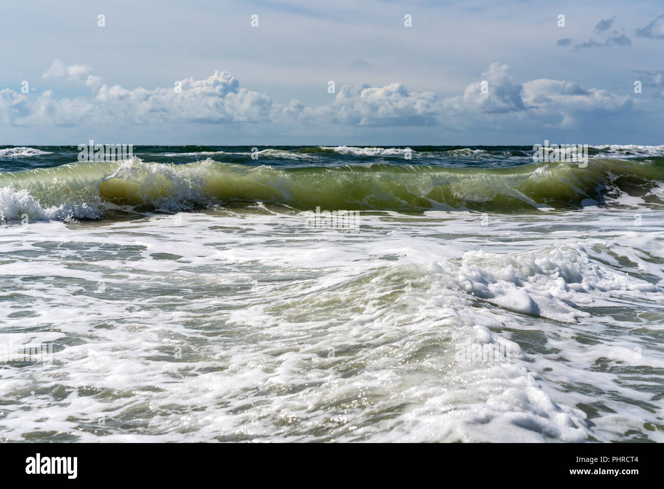 Am Strand auf der nordfriesischen Insel Amrum, Deutschland Stockfoto