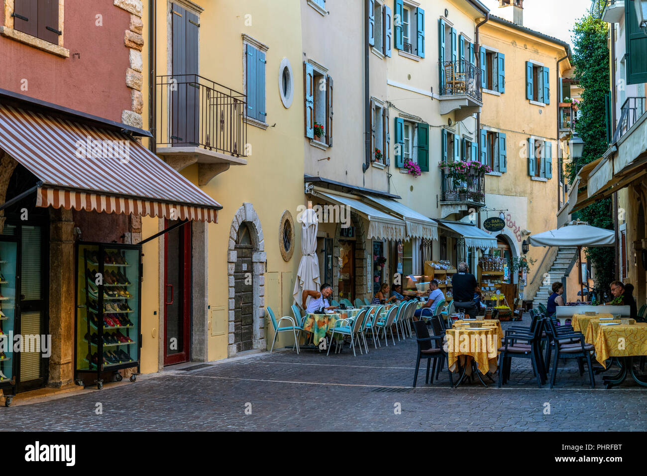 Torri del Benaco, Gardasee, Lombardei, Italien, Europa Stockfoto