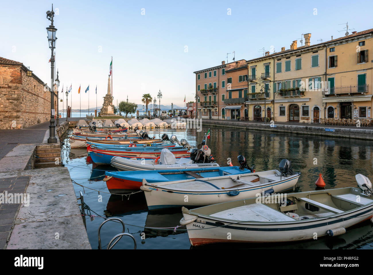 Bardolino, Venetien, Gardasee, Italien, Europa Stockfoto