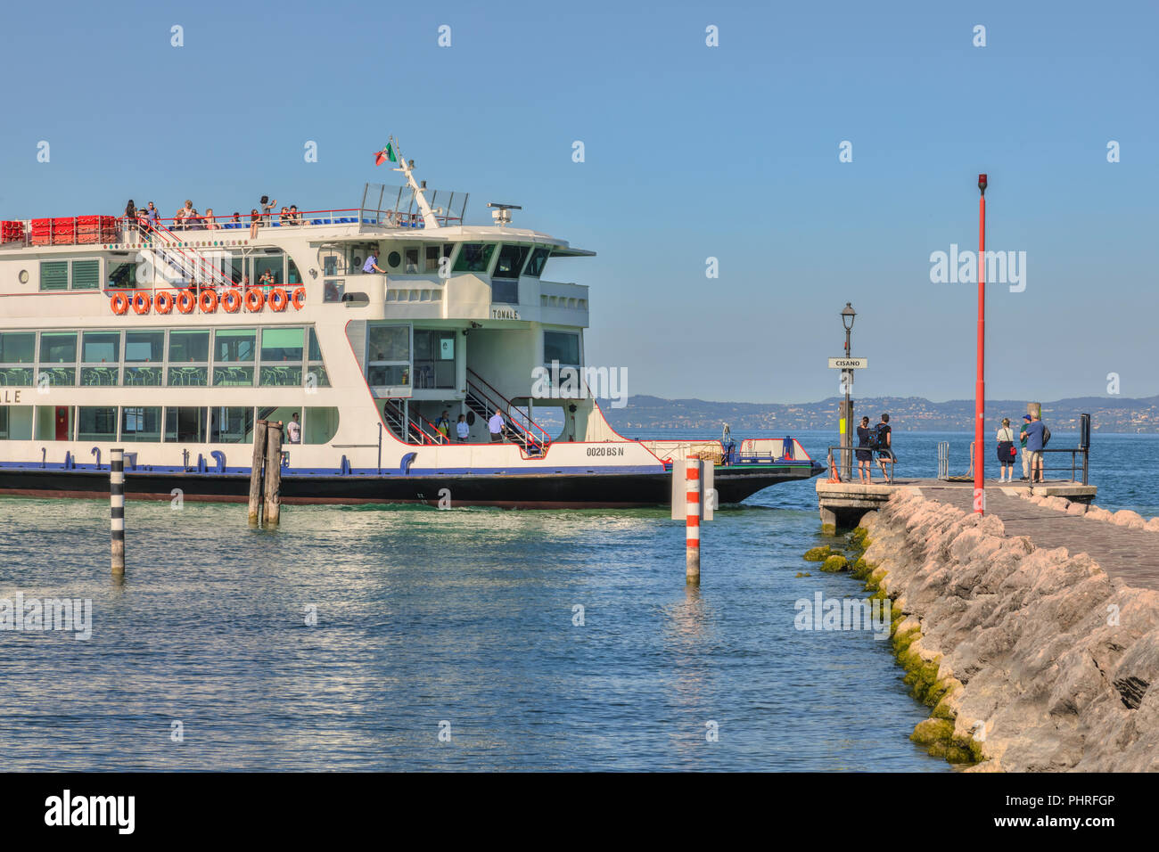 Cisano, Venetien, Gardasee, Italien, Europa Stockfoto