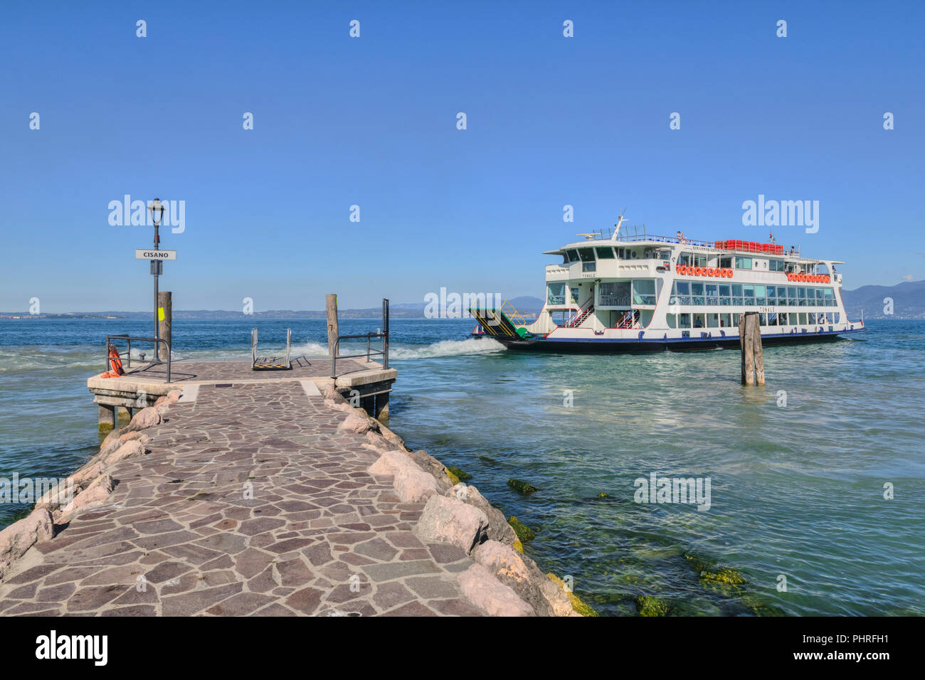 Cisano, Venetien, Gardasee, Italien, Europa Stockfoto