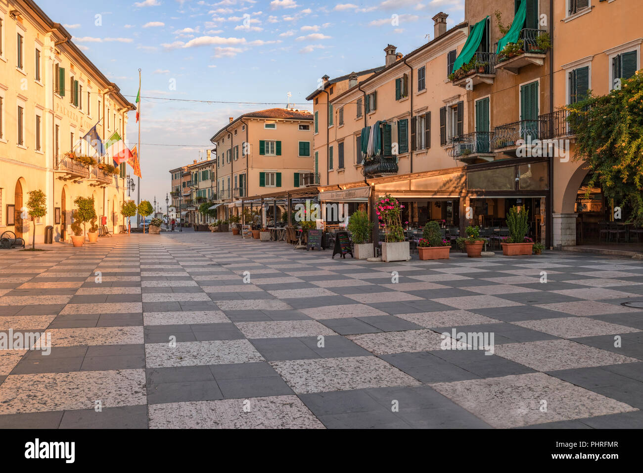 Bardolino, Venetien, Gardasee, Italien, Europa Stockfoto