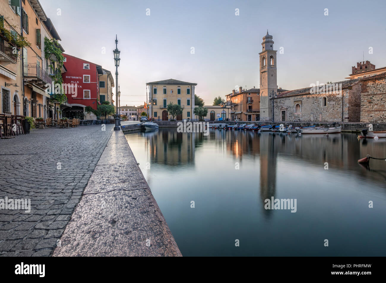 Bardolino, Venetien, Gardasee, Italien, Europa Stockfoto