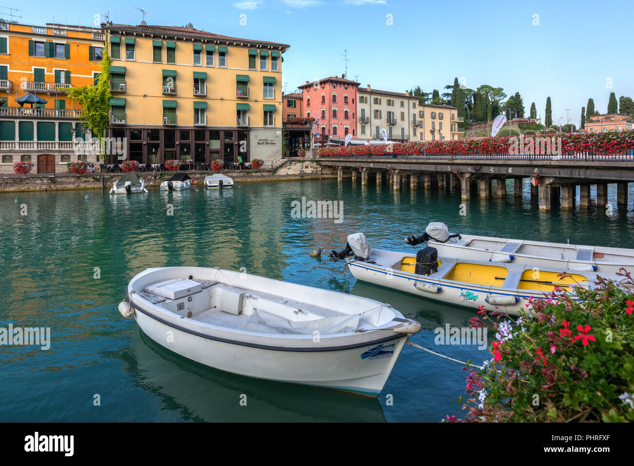 Peschiera, Venetien, Gardasee, Italien, Europa Stockfoto