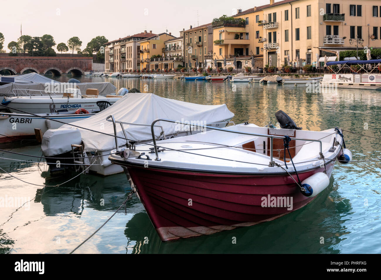 Peschiera, Venetien, Gardasee, Italien, Europa Stockfoto