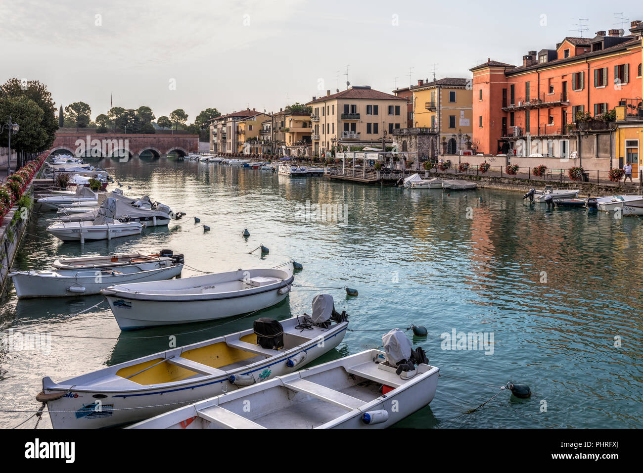 Peschiera, Venetien, Gardasee, Italien, Europa Stockfoto