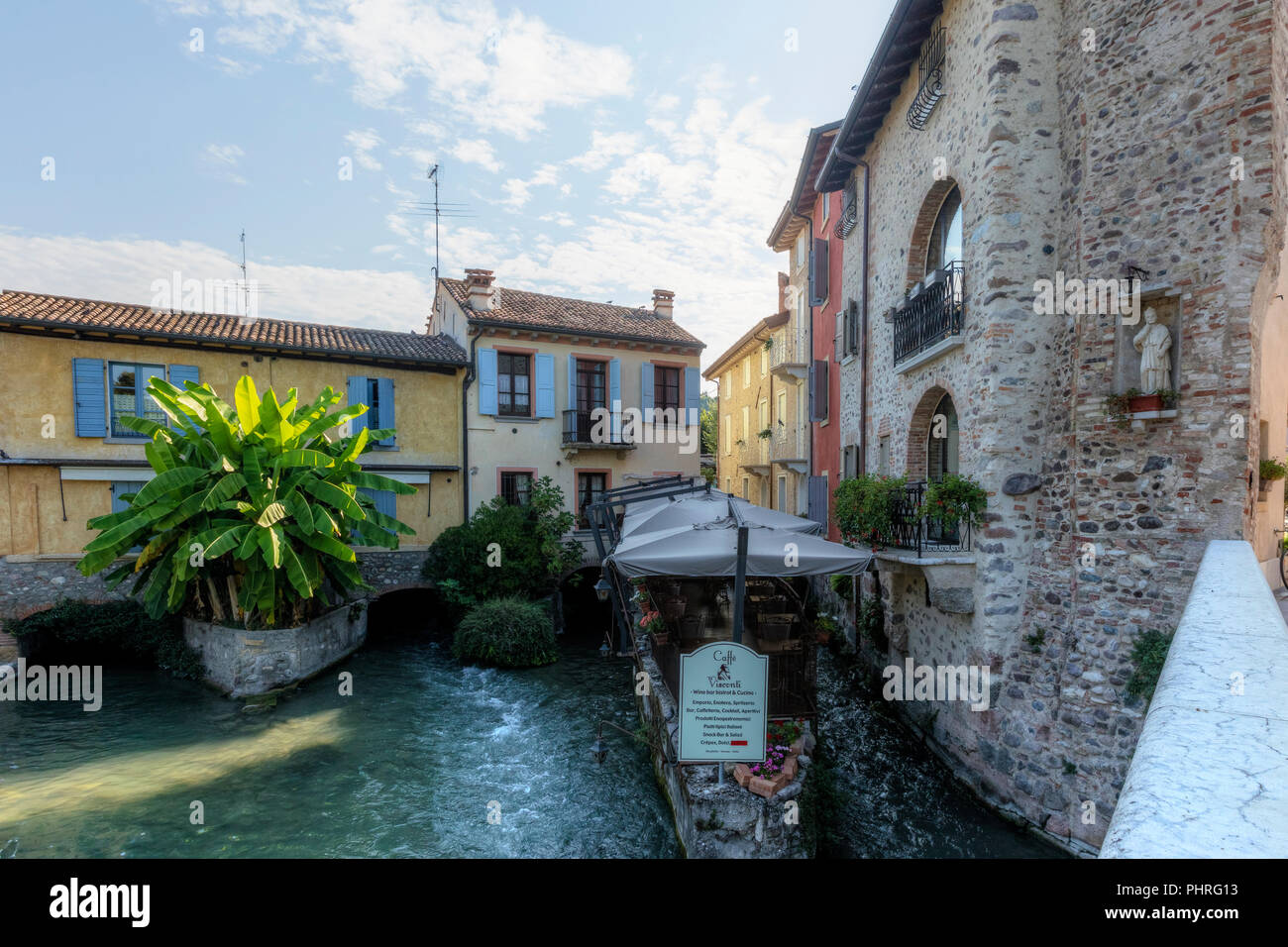 Valeggio sul Mincio, Borghetto, Venetien, Gardasee, Italien, Europa Stockfoto