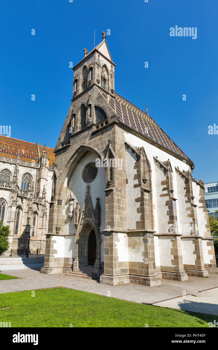 St. Michael Kapelle in der Altstadt von Kosice, Slowakei Stockfoto