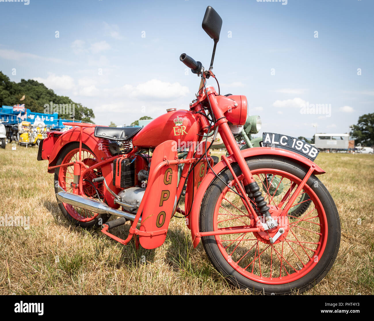 Eine BSA Bantam G.P.O. Post vintage Motorrad Stockfoto