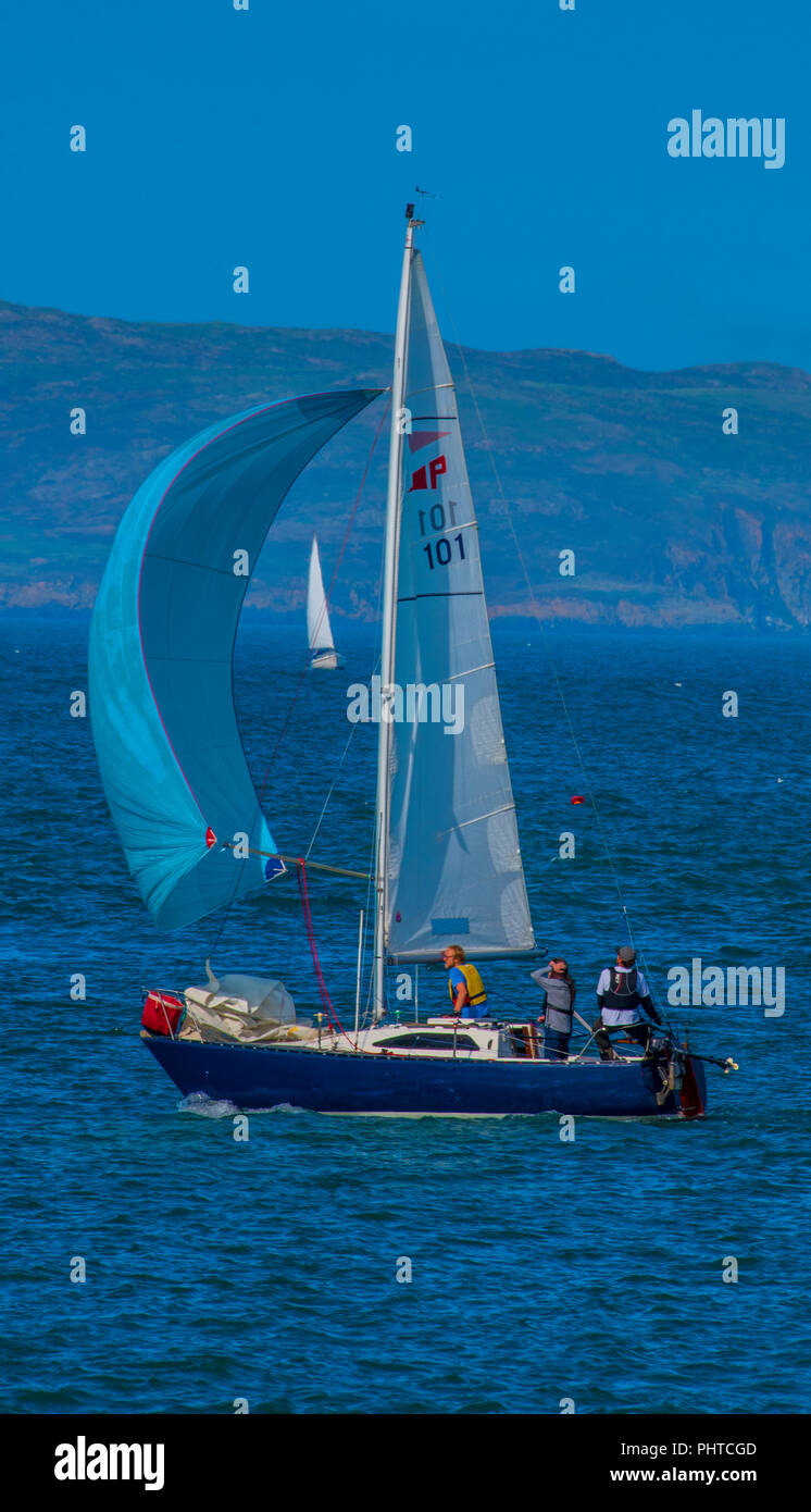 Segelboote Howth Dublin. Irland Stockfoto