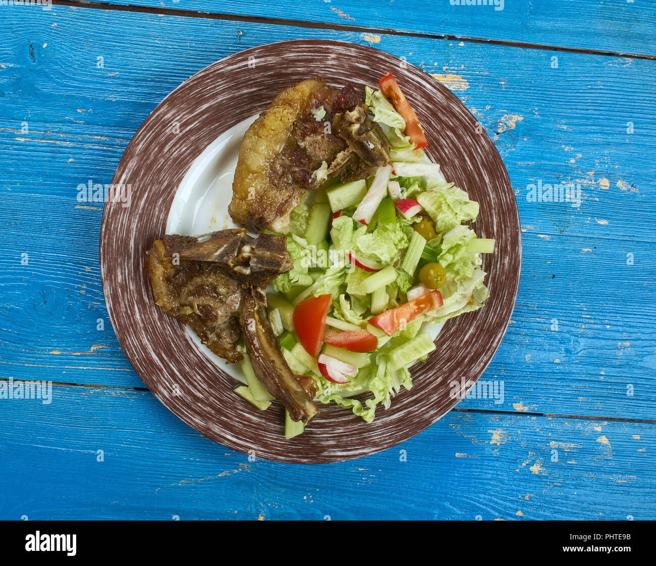 Peshwari Lamm Kebab Stockfoto