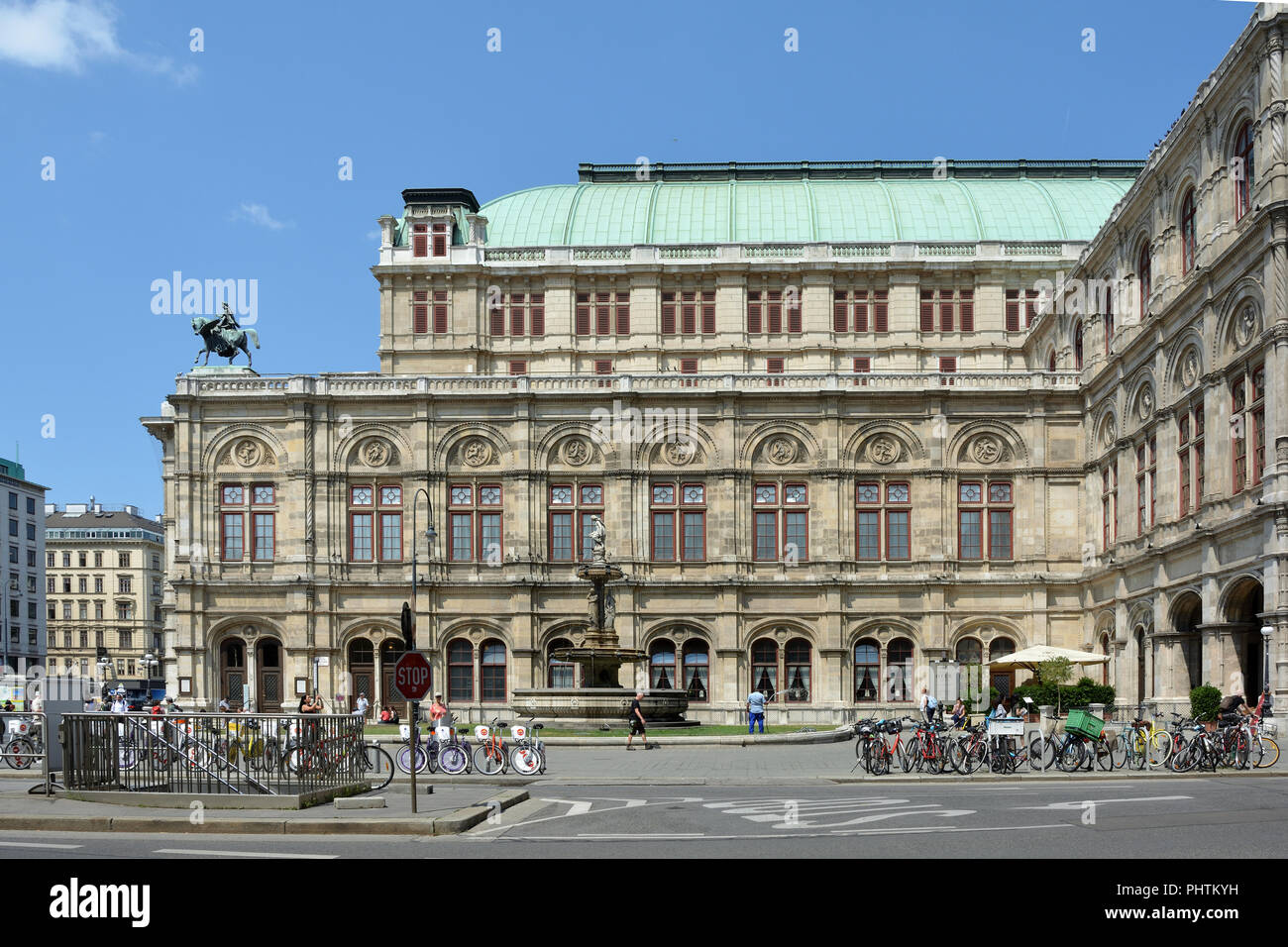 Der Wiener Staatsoper in der österreichischen Hauptstadt Wien - Österreich. Stockfoto