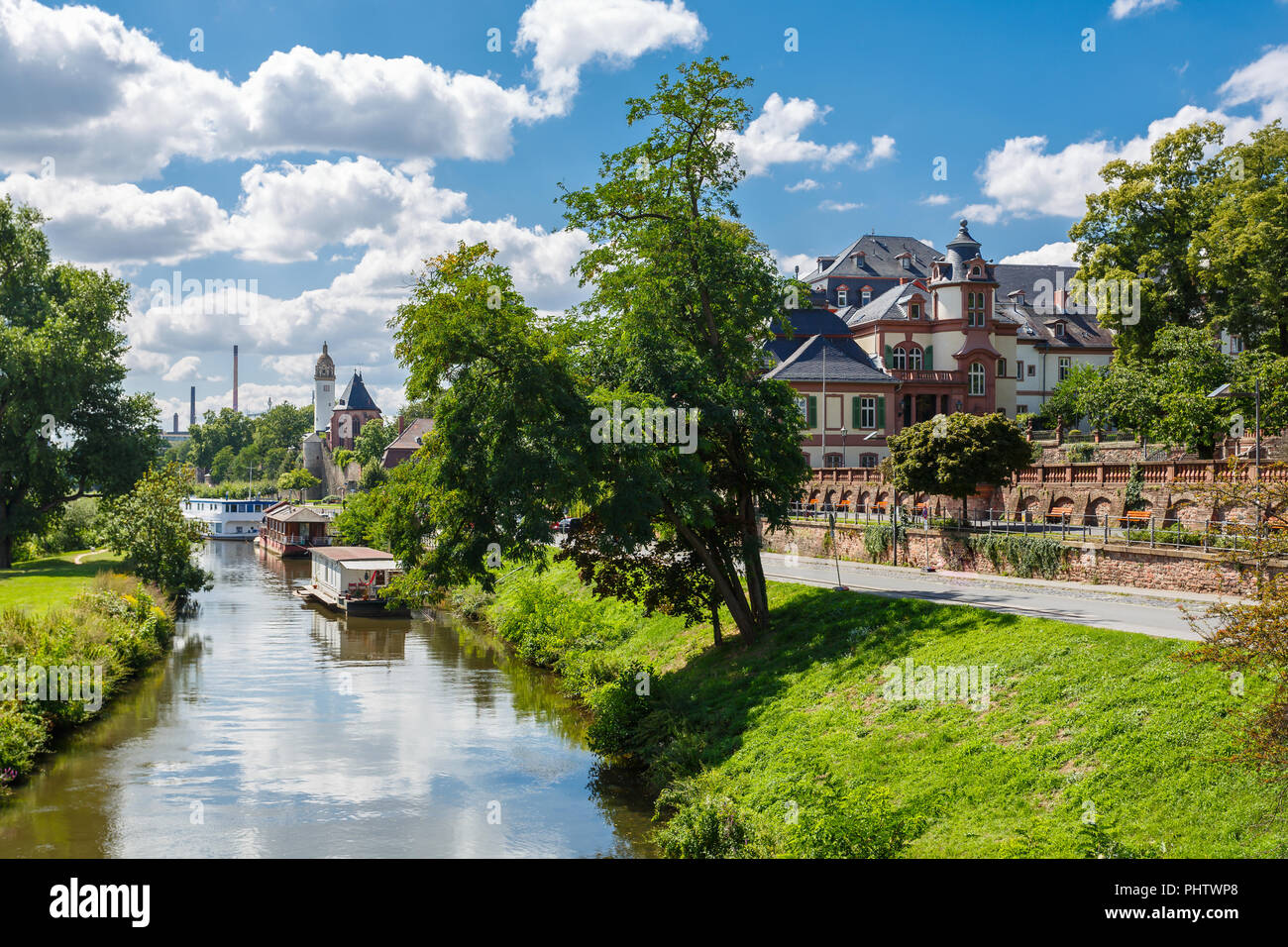 Park an der Nidda in Frankfurt am Main, Deutschland Stockfotografie Alamy