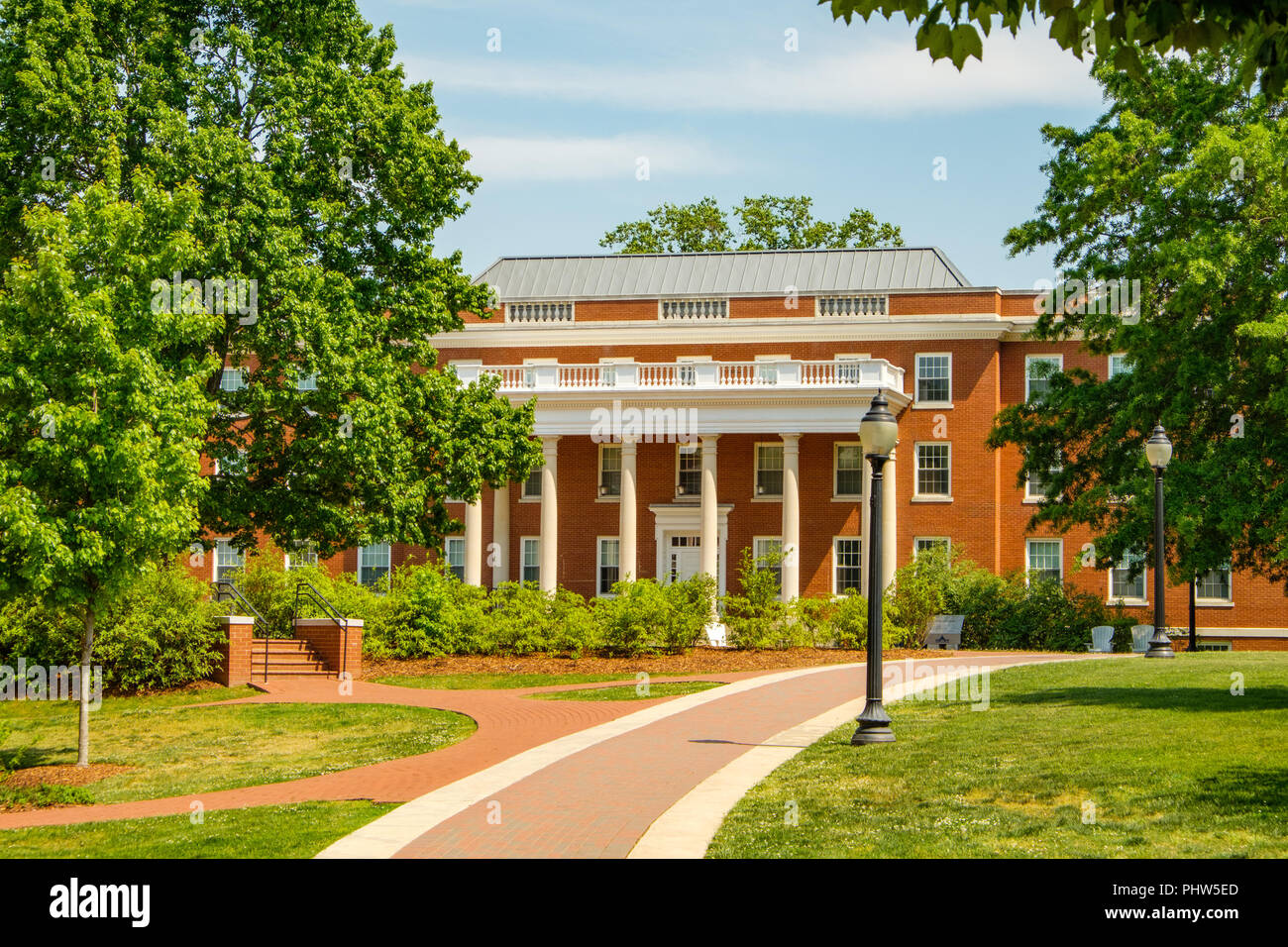 Randolph Hall, Mary Washington Universität, 1301 College Avenue, Fredericksburg, Virginia Stockfoto