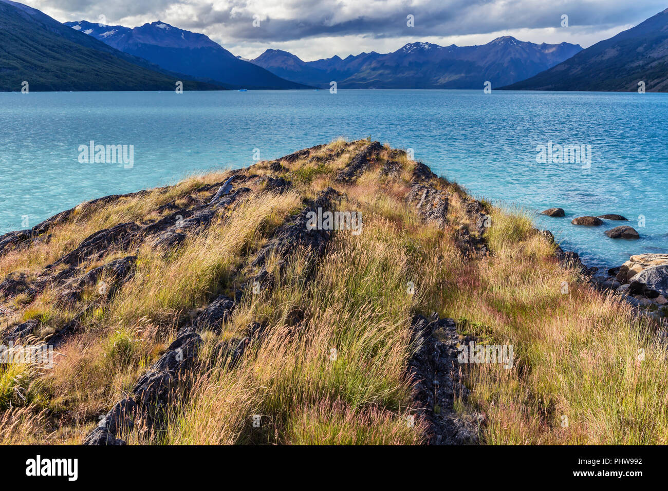 Argentino See, Nationalpark Los Glaciares, Patagonien, Lago Argentino, Provinz Santa Cruz, Argentinien Stockfoto