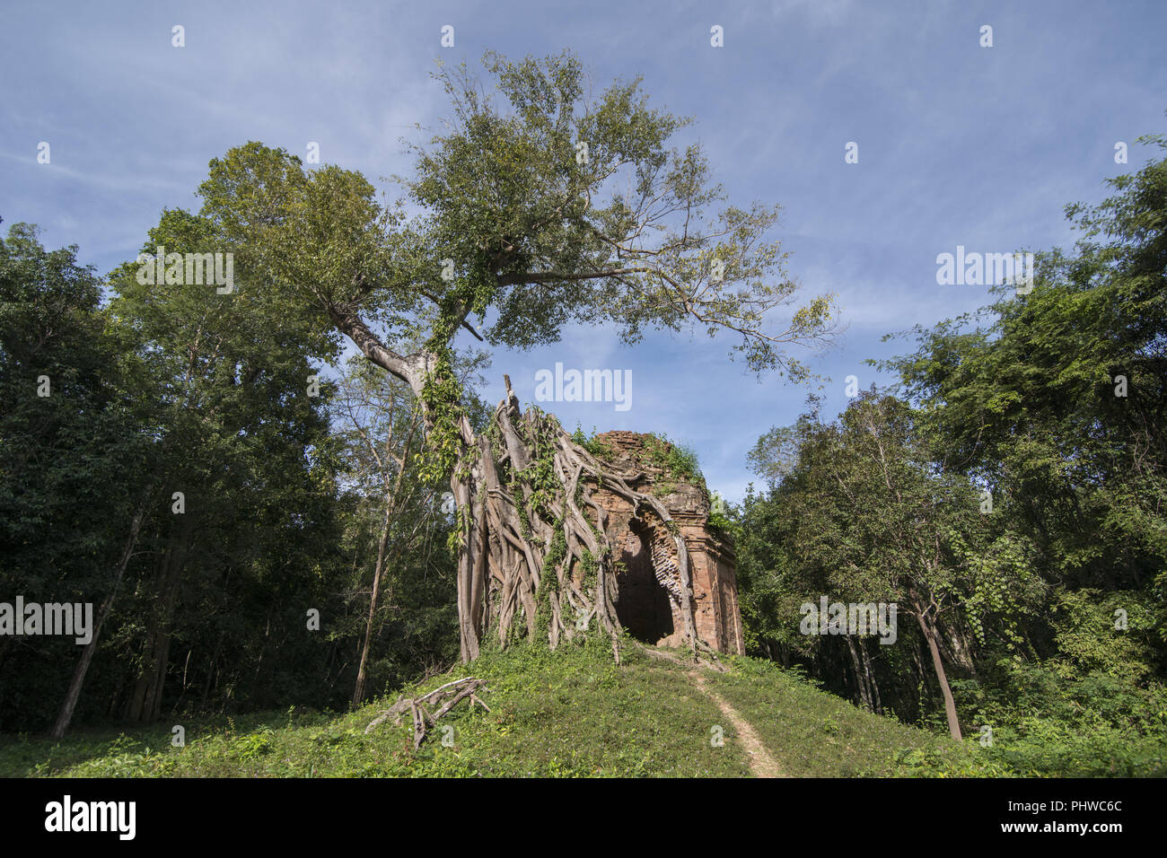 Kambodscha Kampong Thom Tempel SAMBOR PREI KUK Stockfoto