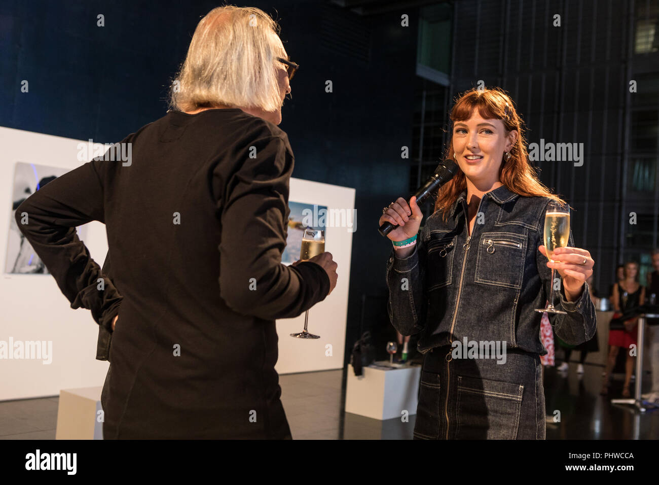 Urs Leierer und Leonn Ward Stockfoto