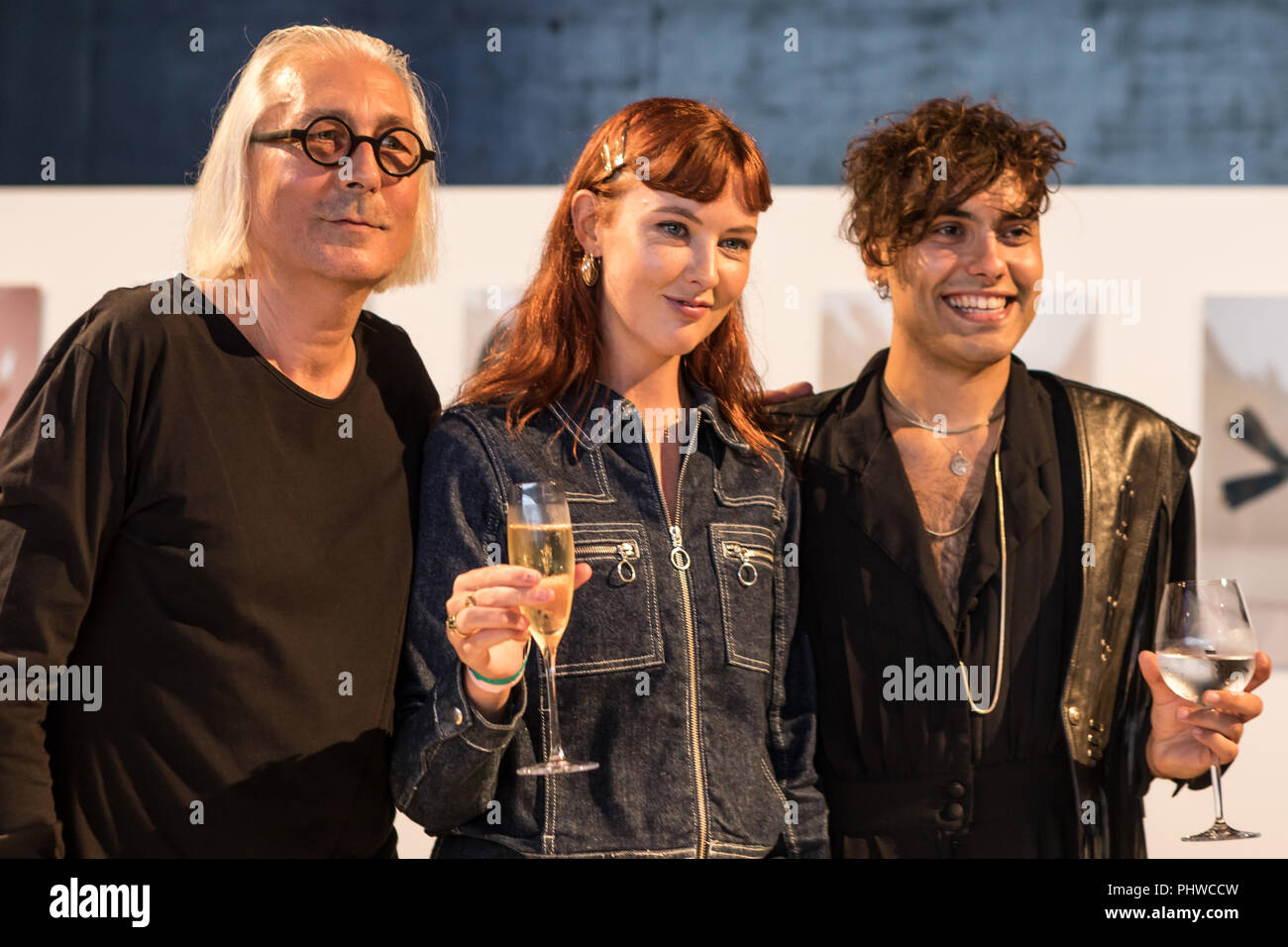 Urs Leierer, Leonn Ward und Keir Stockfoto
