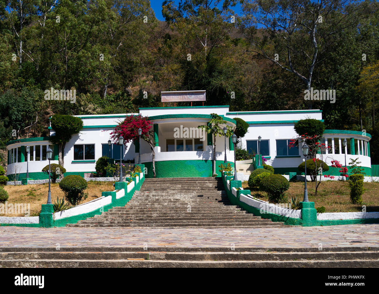 Alten Casino renoviert, Huila Provinz, Lubango, Angola Stockfoto