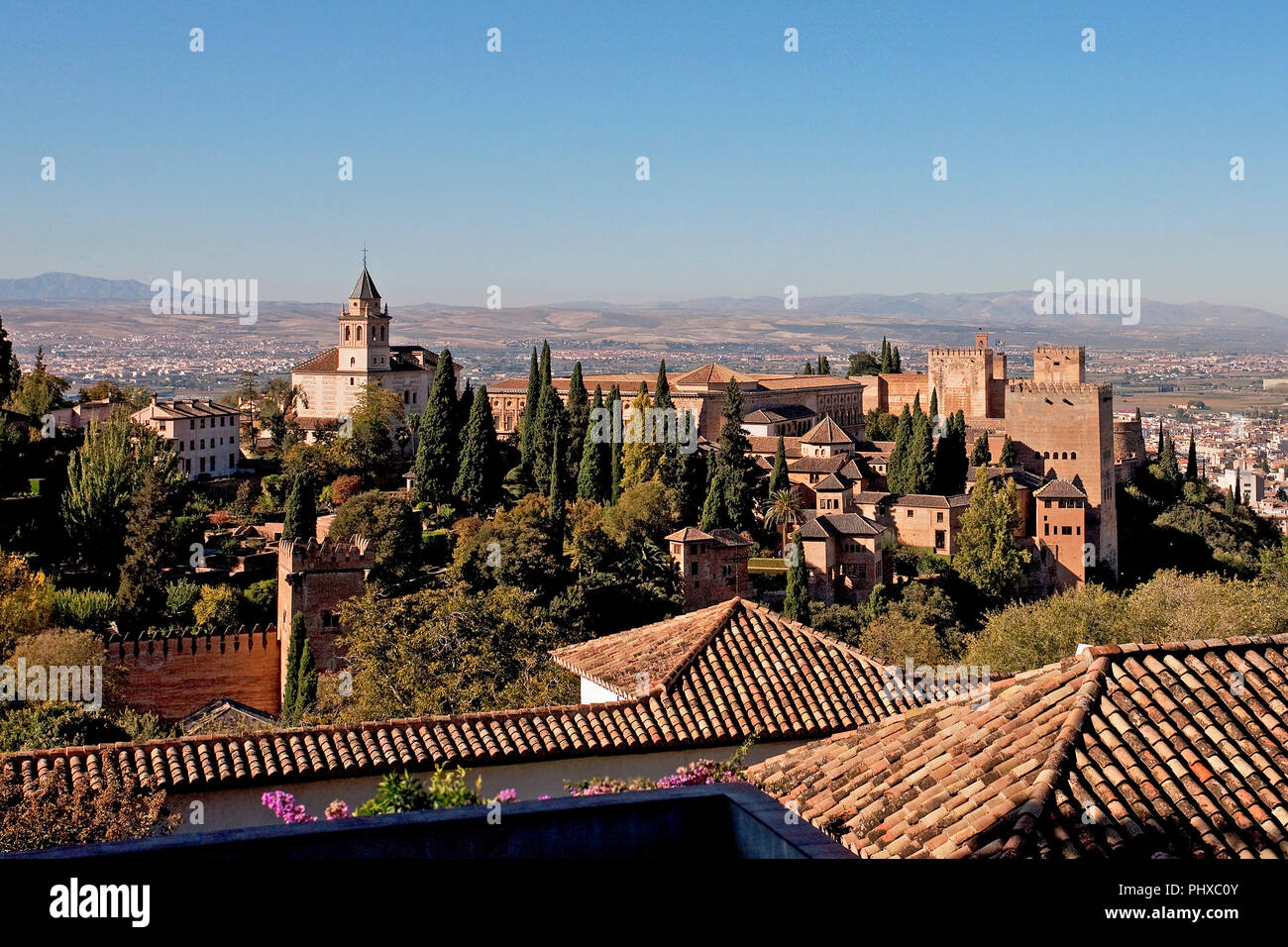 Alhambra, Granada, Spanien Stockfoto