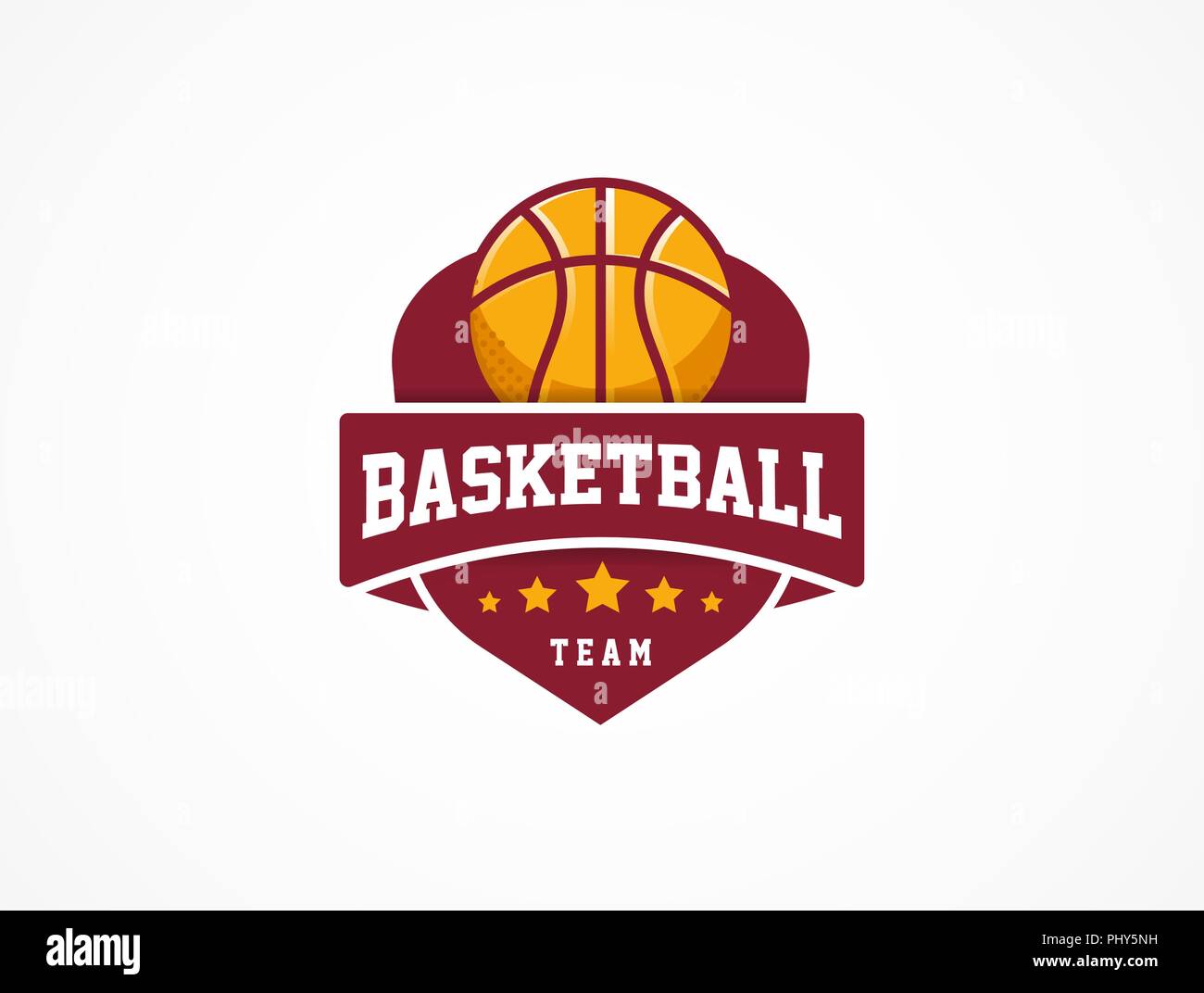 Basketball Logo, American Sports vektor Symbol und das Symbol Stock Vektor