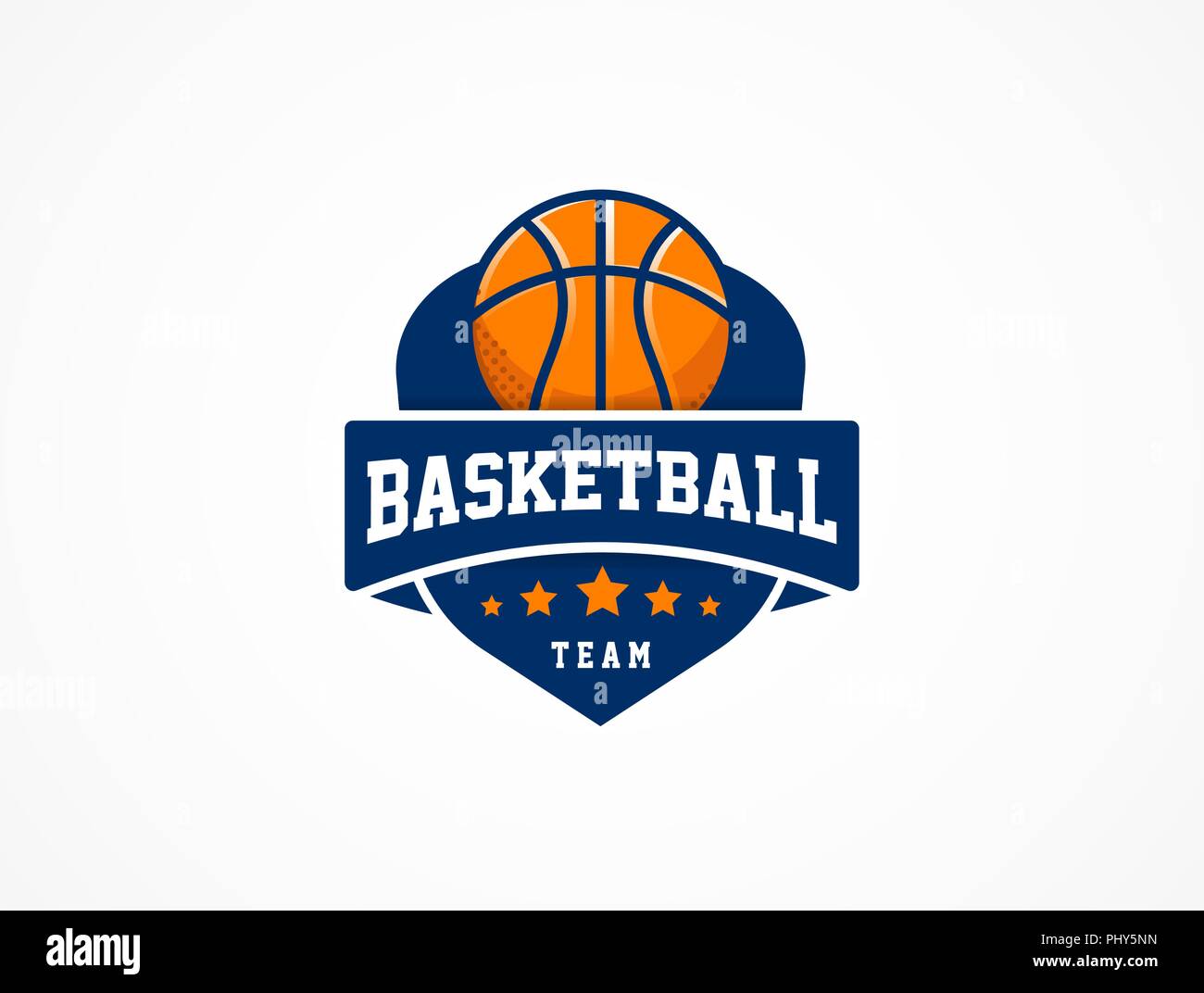 Basketball Logo, American Sports vektor Symbol und das Symbol Stock Vektor
