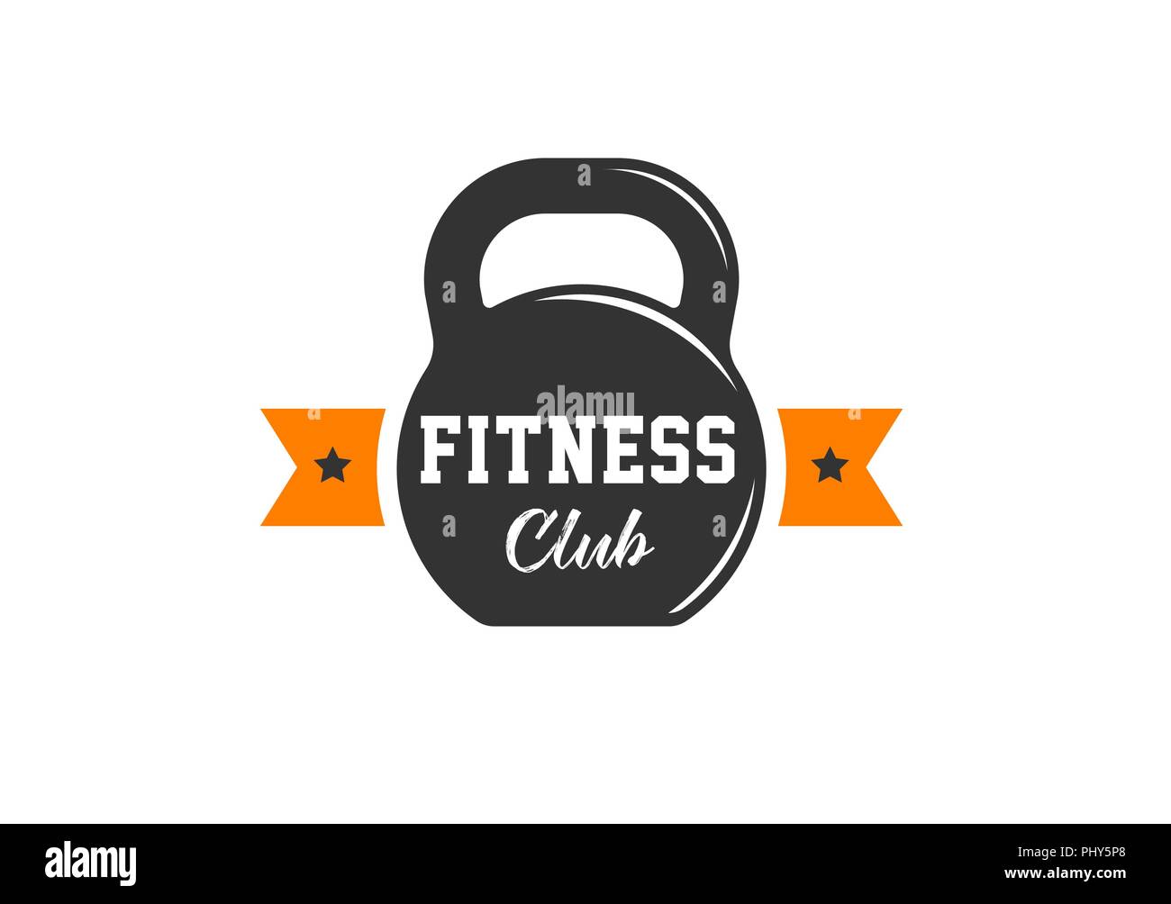 Fitness, crossfit, Fitnessraum Embleme, Aufkleber, Abzeichen, Vector Logo und Element Stock Vektor