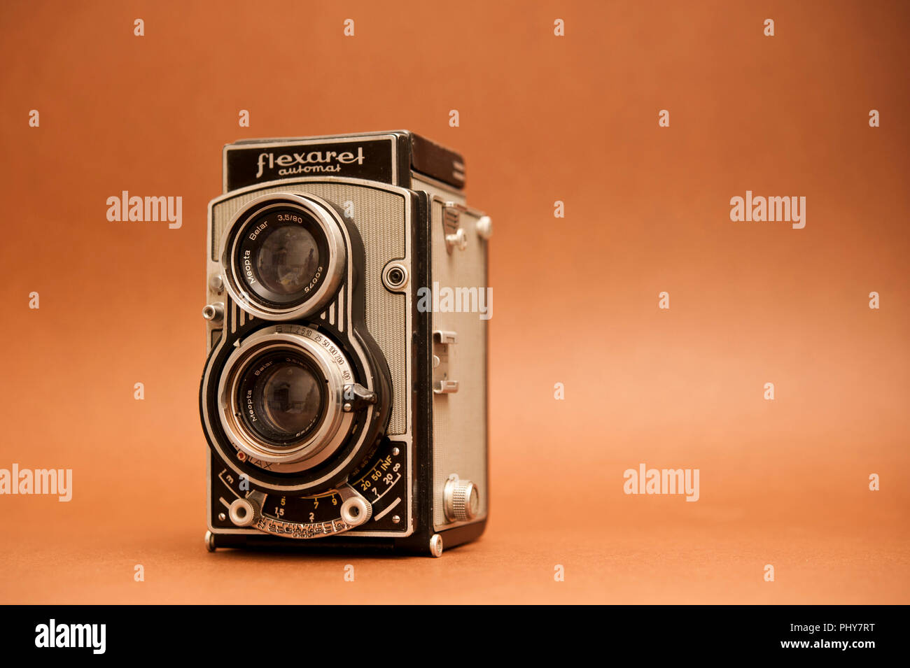 Flexaret Automat TLR Kamera Stockfoto