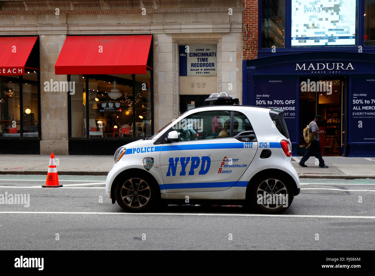 Eine NYPD car Stockfoto
