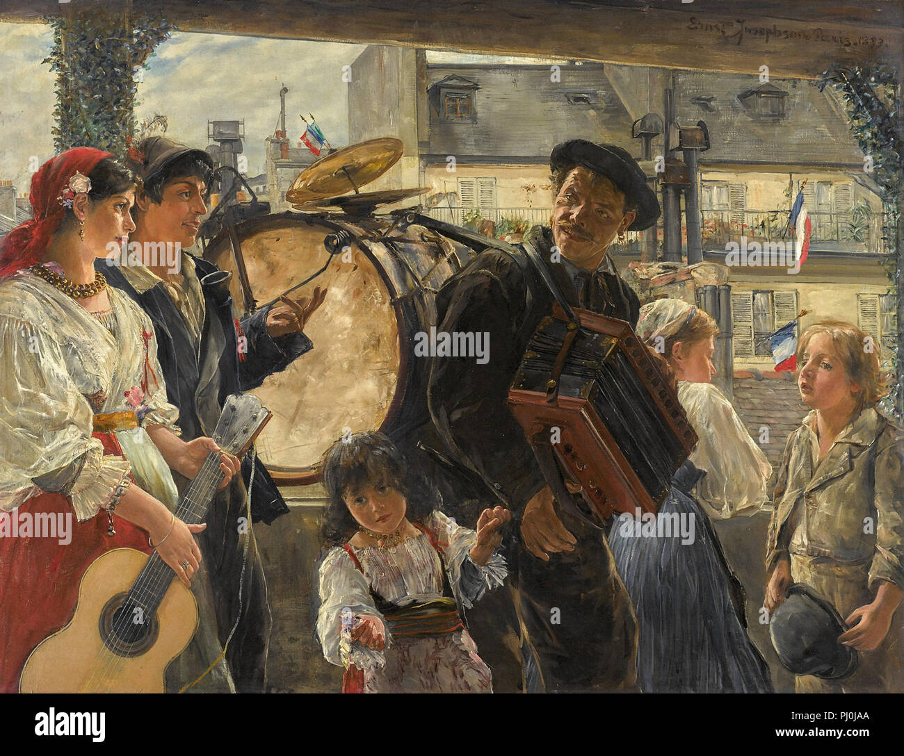 Ernst Josephson - 14 Juillet Stockfoto