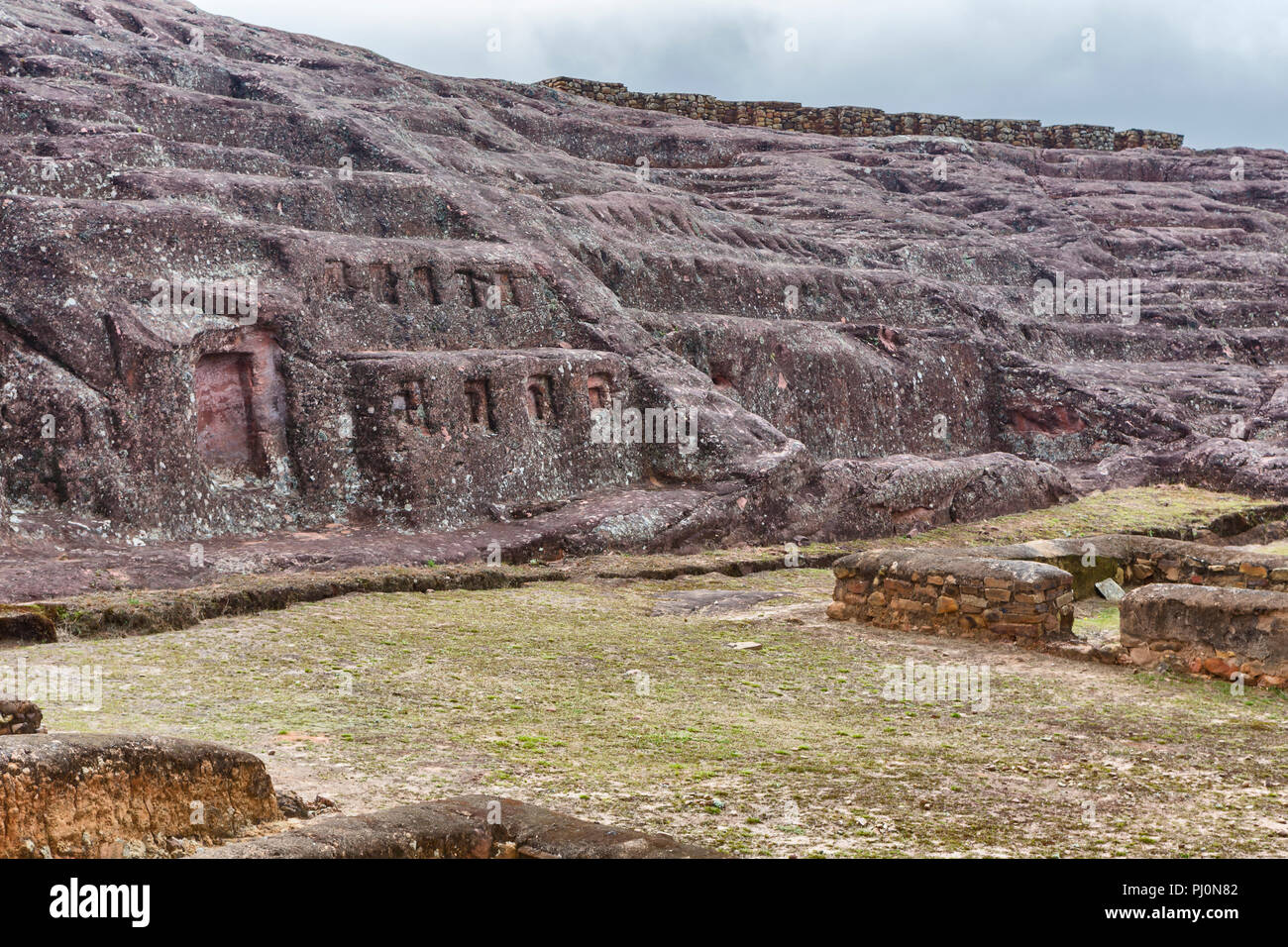 El Fuerte de Samaipata, pre-Inka archäologische Stätte, Samaipata, Santa Cruz, Bolivien Stockfoto