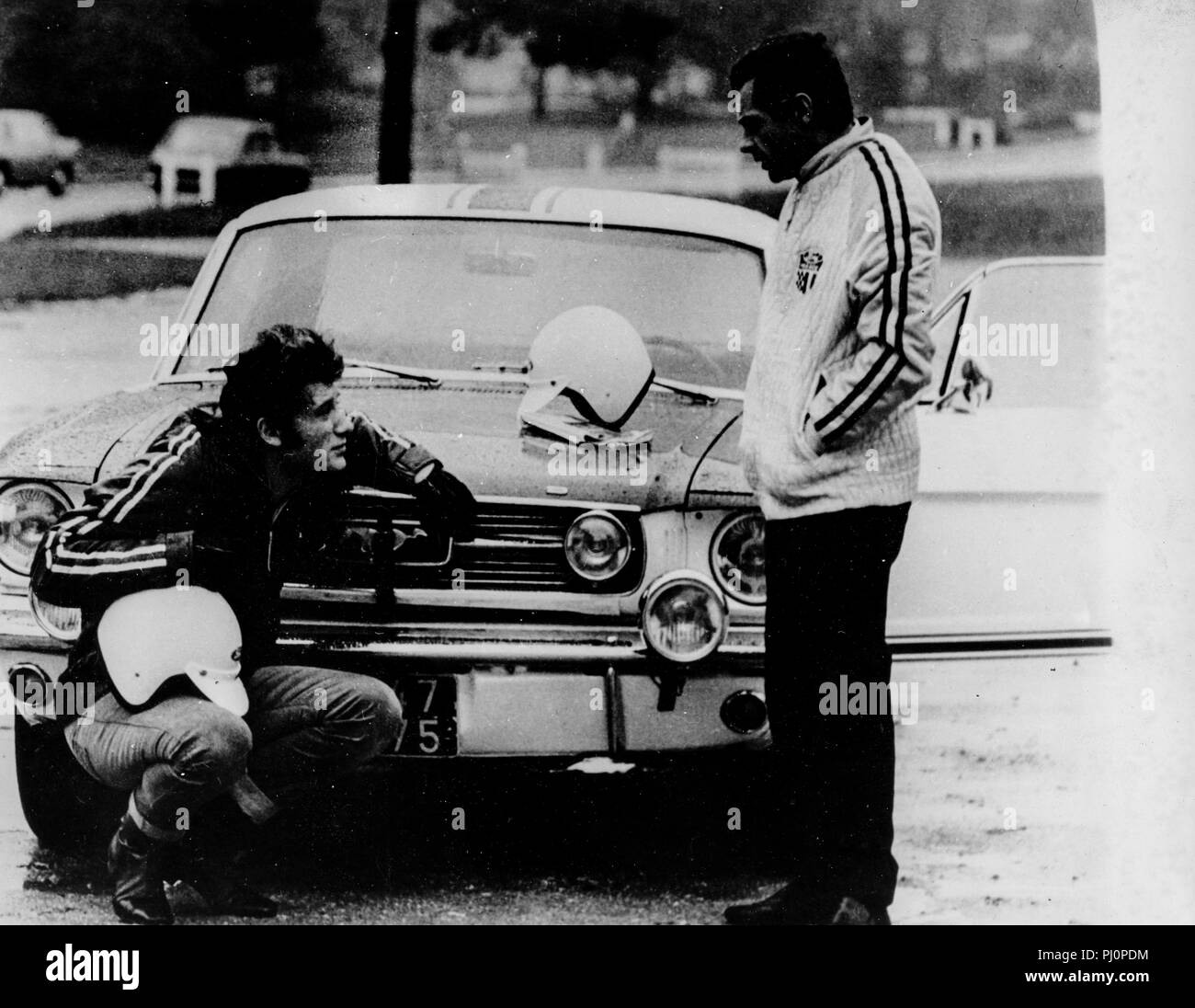 Johnny Hallyday, Henri chemin, Rallye Ford, Monte Carlo, 1966 Stockfoto