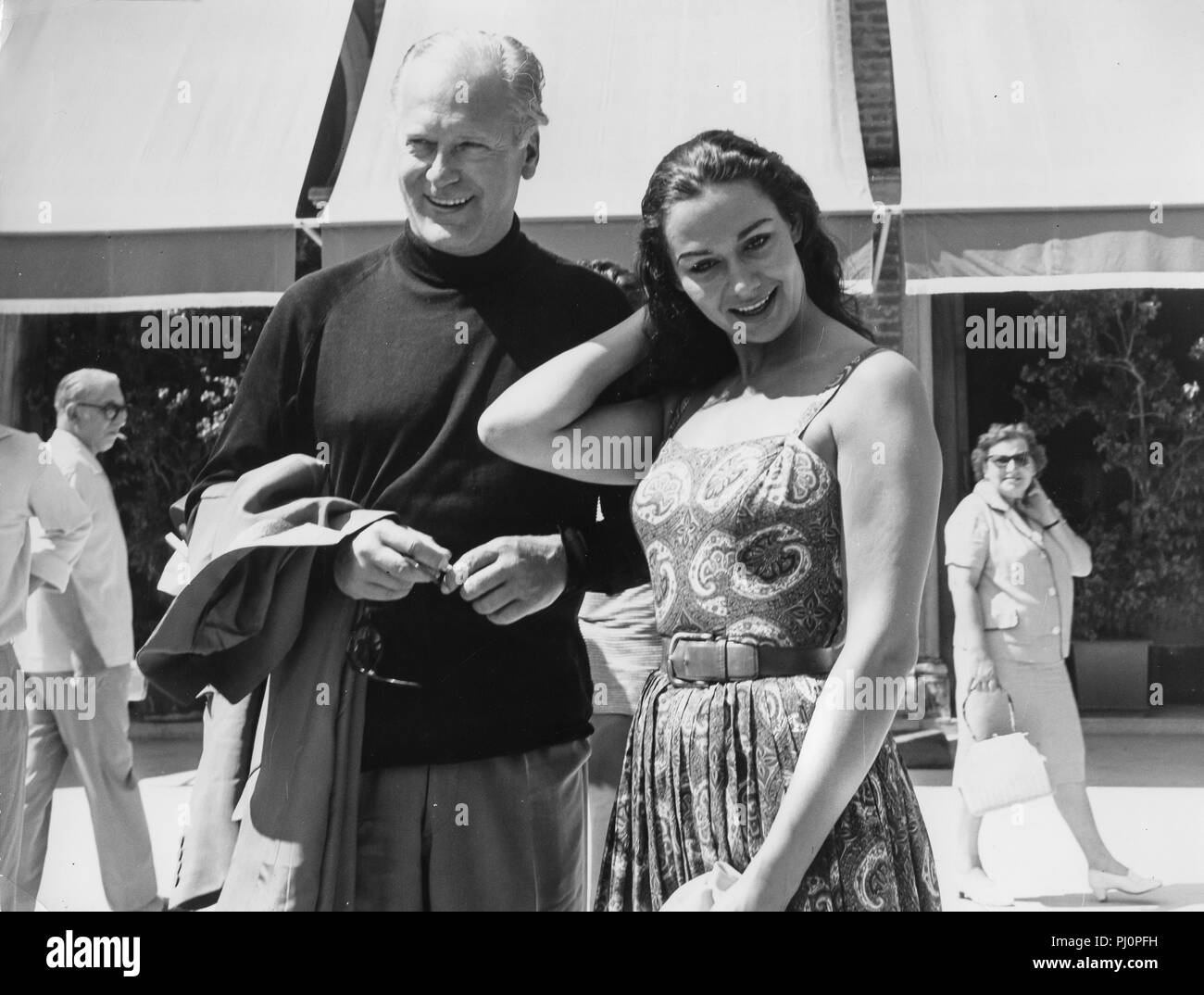 Quark jurgens, Simone Boucheron, Rom 1960 Stockfoto Quark jurgens, Simone Boucheron, Rom 1960 Stockfoto