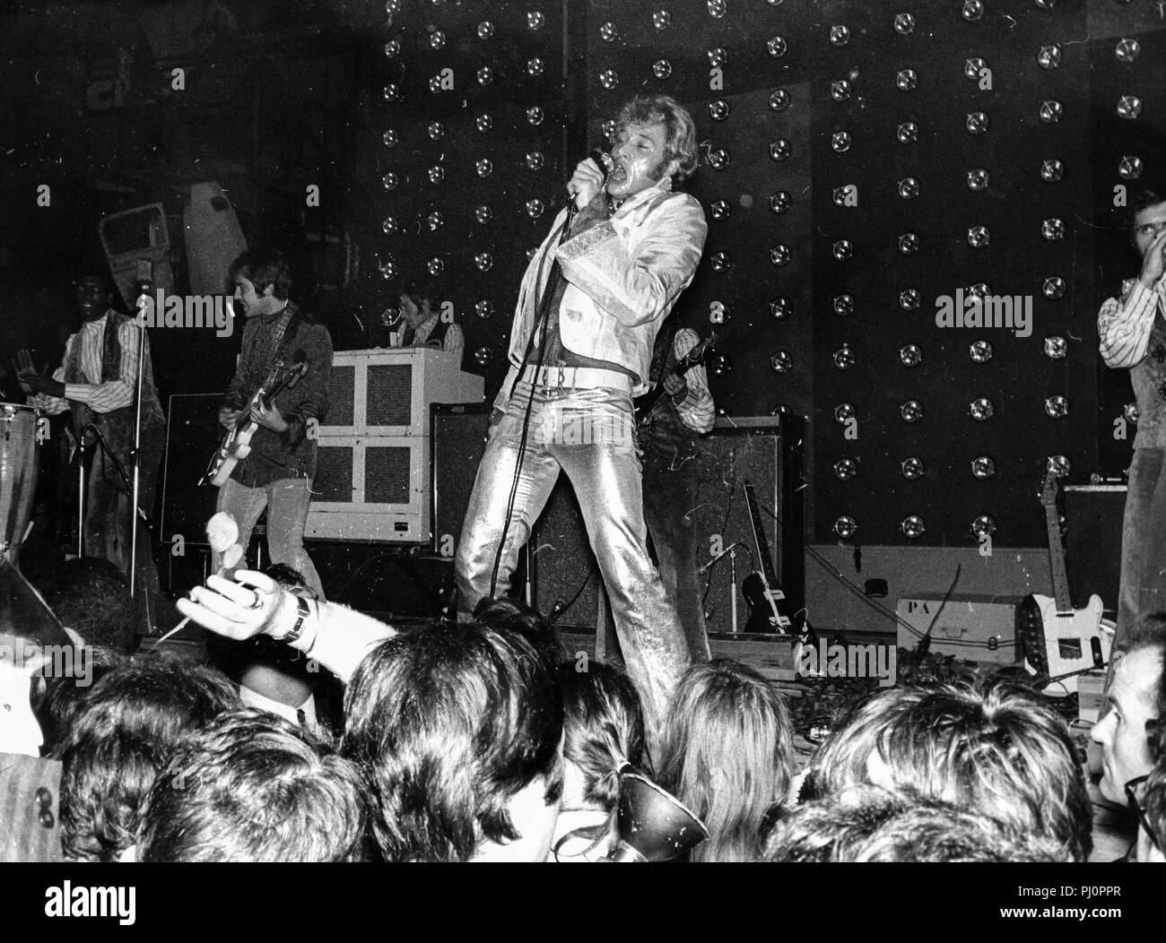 Johnny Hallyday, Paris 1967 Stockfoto