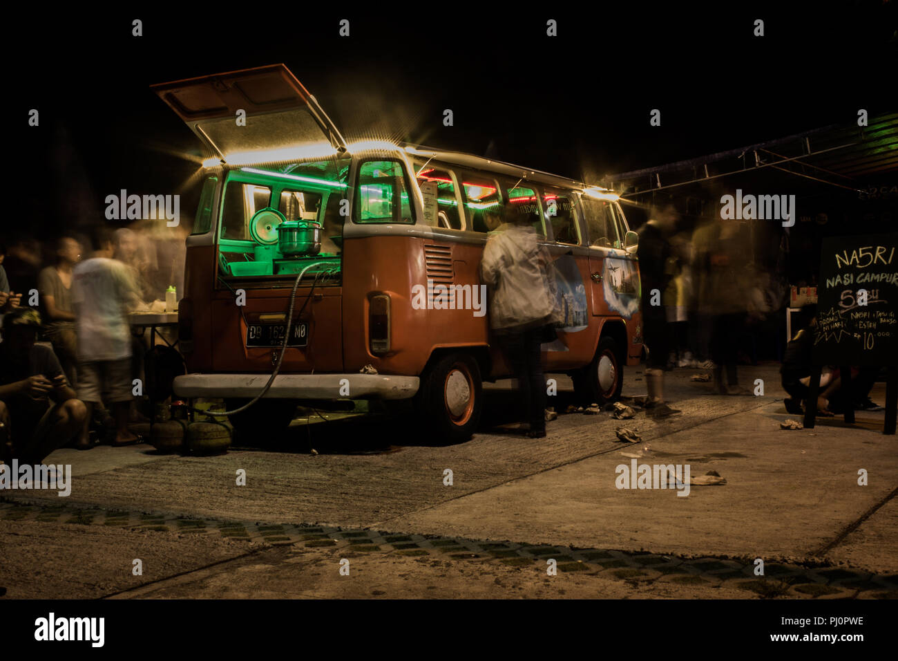 Manado Leben auf der Straße Stockfoto
