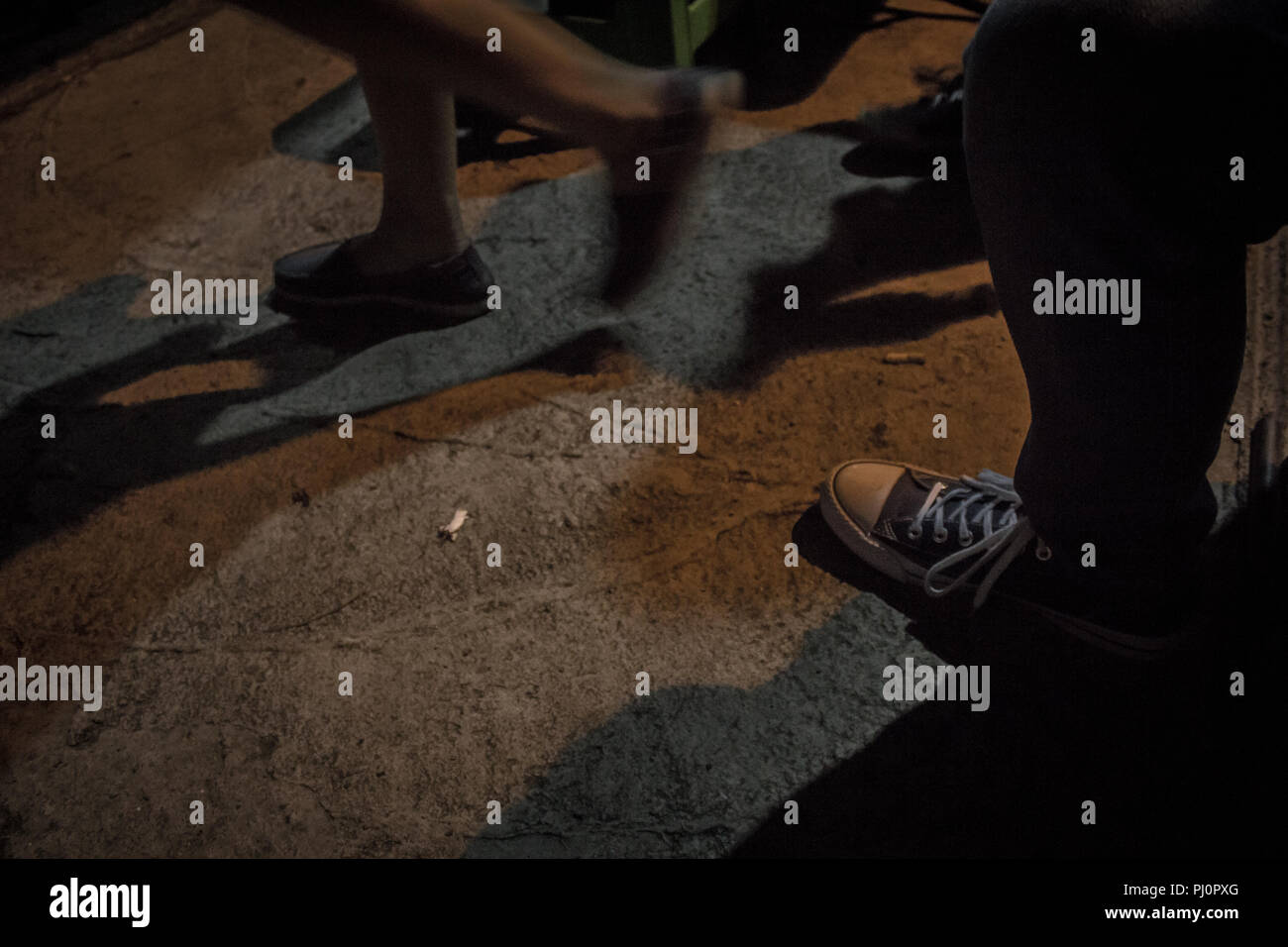 Manado Leben auf der Straße Stockfoto