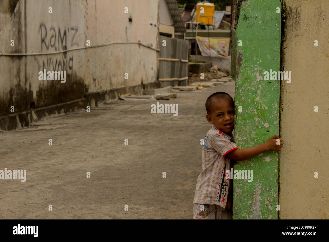 Manado Leben auf der Straße Stockfoto