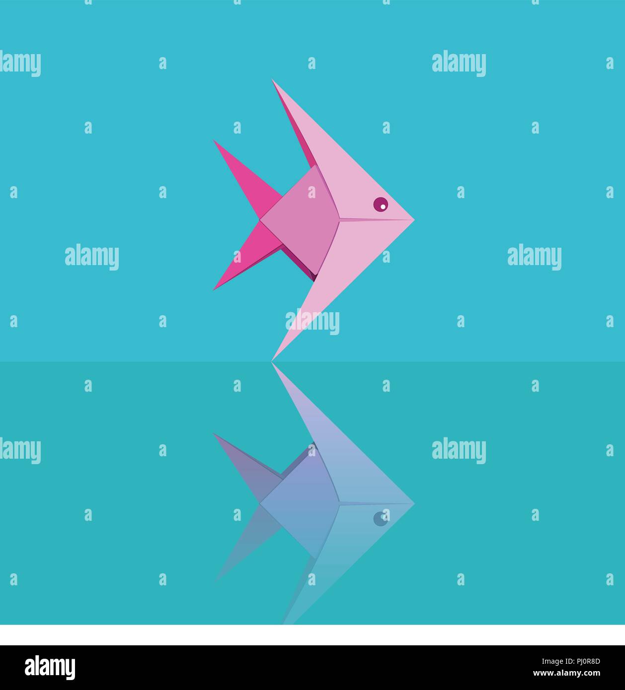 Eine Schone Origami Fisch Vektor Fur Ihren Bedarf Sie Es In Ihrem - 